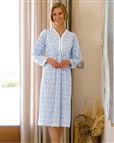 Sally Floral Long Sleeve Cotton Nightdress